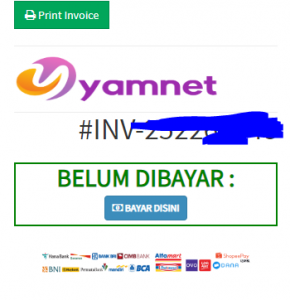 Belum di bayar